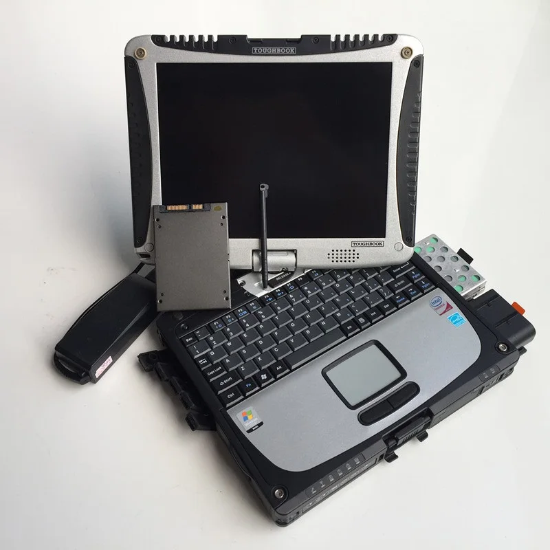 Для диагностики ноутбука CF-19 Toughbook работы для BMW ICOM Next A2 MB Star C5 C4 Авто Ремонт код