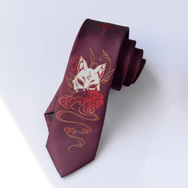 Anime Fox Tie Neck Cosplay JK Clothing Men Women Kawaii Accessories Props A