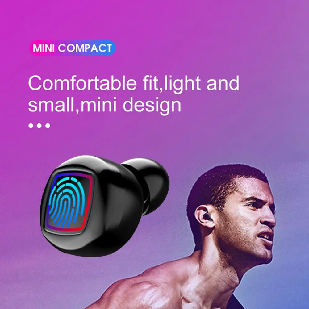 HMB-11 Беспроводные Bluetooth 5,0 наушники 8D Hifi стерео спортивные наушники IPX6 водонепроницаемые наушники с микрофоном 2000 мАч Внешний аккумулятор