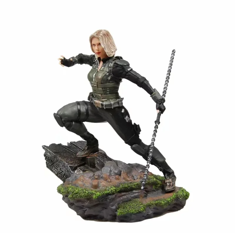 Marvel Black Widow Мстители статуи Scarlet Johansson Iron Studio 1/10 весы фигурка игрушка Brinquedos фигурка модель подарок