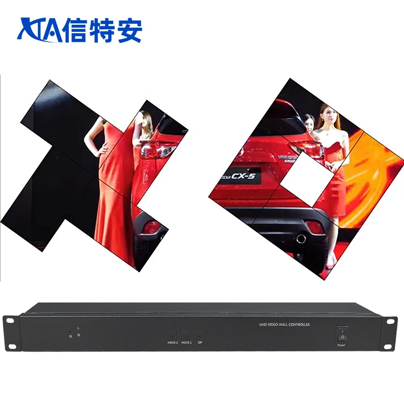 3840*2160@60Hz Multi display creative video wall controller,4K creative video wall processor,4K@60Hz pro video wall splicer