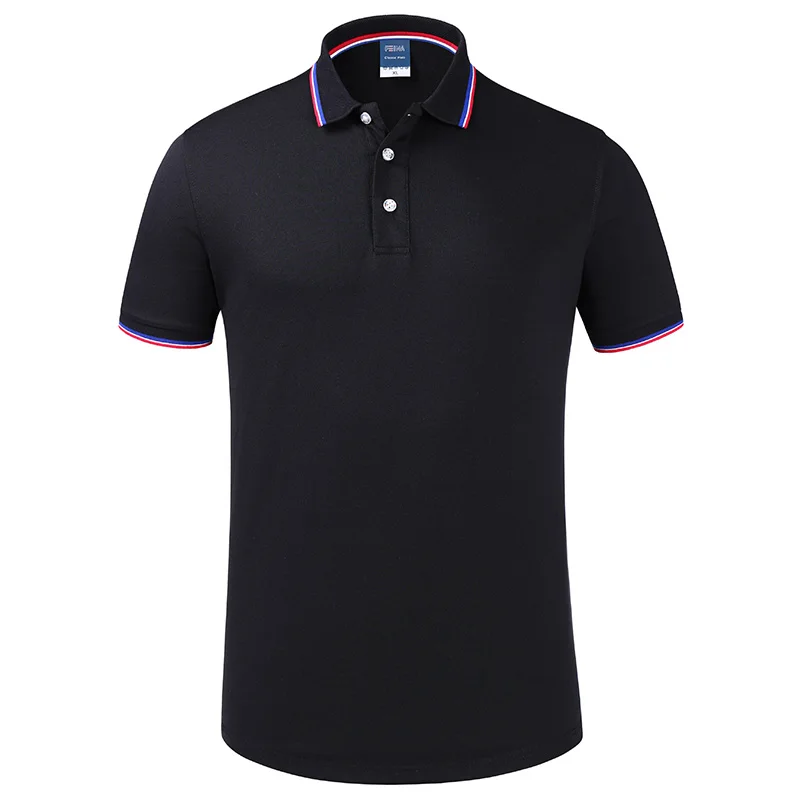 Official custom embroidery polo sport shirt custom text, custom polo shirt, custom Gift Idea Men Women,various sizes& colours - Цвет: Black