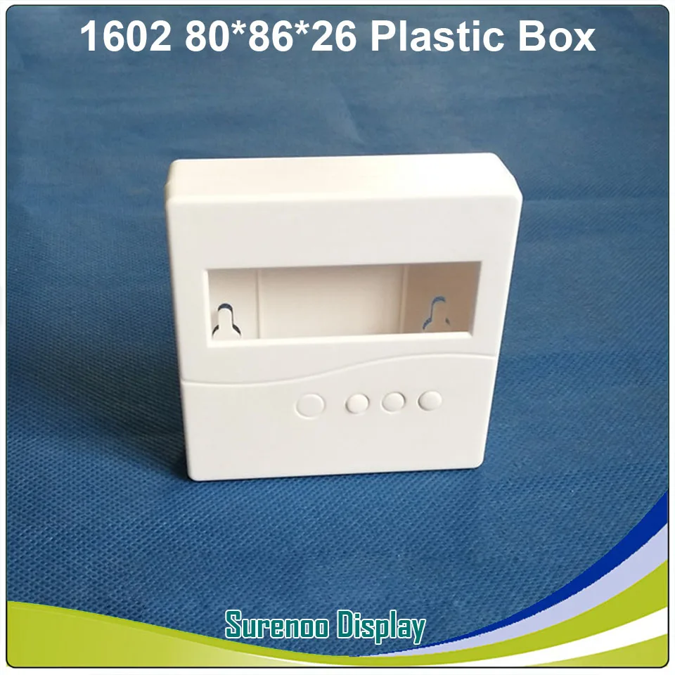 Plastic Case Реальный oled-дисплей, параллельная Совместимость со стандартом 1602 162 16*2 символьный ЖК-модуль дисплей LCM экран Встроенный SSD1311 - Цвет: Plastic Case