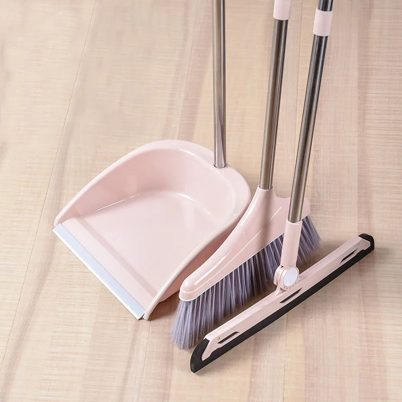 New upgraded stainless steel broom set home flexible and fine single to increase thick strong LB829142 | Дом и сад