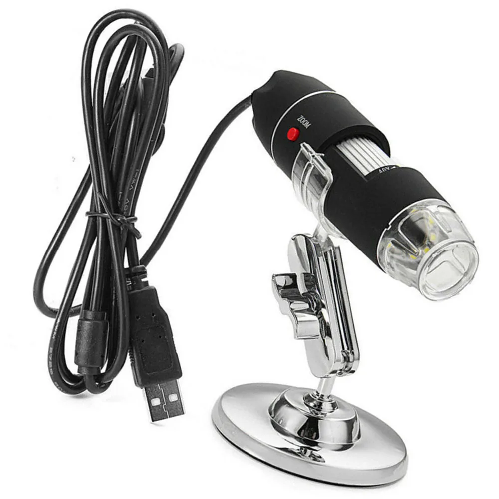 Портативный USB Цифровой Микроскоп USB X4 Универсальный кронштейн 1600X ручной многофункциональный функциональный