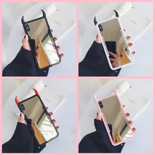 Чехол для iPhone 11 Pro Max, чехол для iPhone XR XS Max, милый 3D чехол с рогом дьявола для iPhone 7, 6s, 8 Plus, зеркальный карамельный чехол для телефона