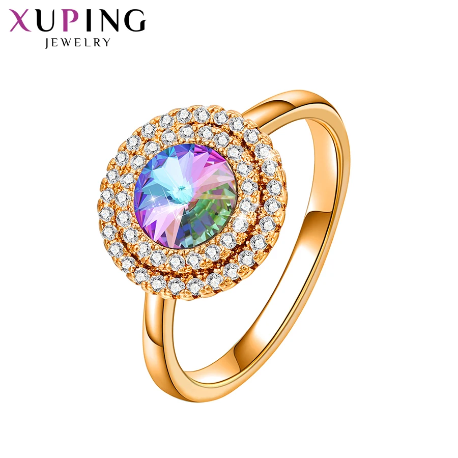 Xuping модные кольца ювелирные украшения женские кристаллы от Swarovski европейские Стильные, элегантные темпераментные подарок на день рождения S174.7-10025