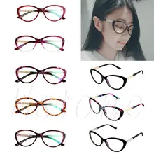 Сексуальные женские очки, оправа, модные, кошачий глаз, прозрачные линзы, женские очки