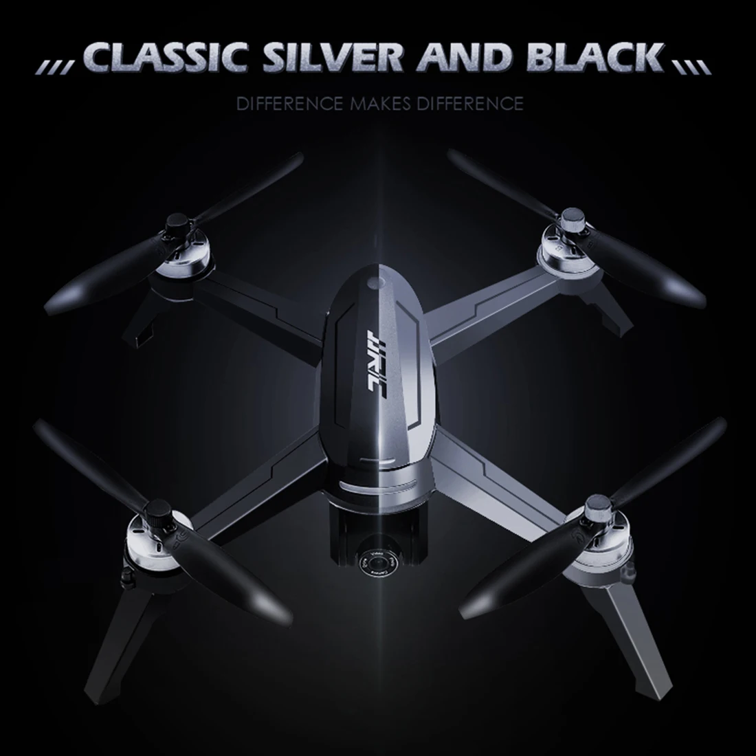 HOBBYINRC для JJRC X5 2K HD RC Квадрокоптер gps позиционирование дрона 5G wifi в реальном времени изображения Дрон с передачей-черный