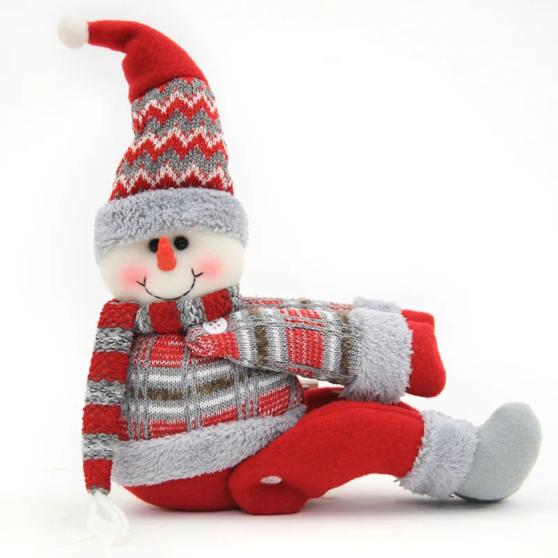 Креативные милые кукольные шторы Кнопка Санта Клаус Снеговик milu игрушечный олень окна Дисплей украшения