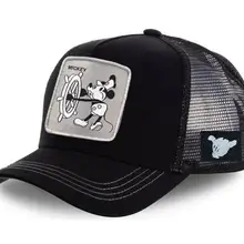 Новая брендовая Кепка с рисунком Микки Мауса, хлопковая бейсболка для мужчин и женщин в стиле хип-хоп, сетчатая Кепка для папы, кепка для грузовика, гоночная Кепка