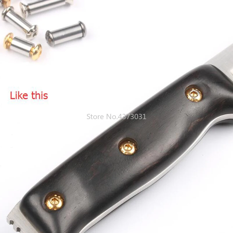 10-pieces-Diy-Knife-material-Making-knife-Handle-screw-Cylindrical-Nuts-Connecting-pipe-rivet-Cheese-M4 (2)