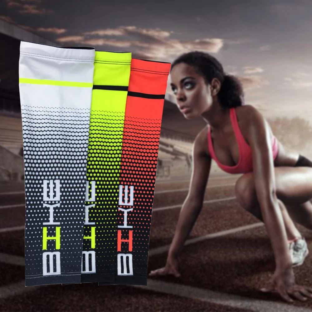 1Pcs Men Women UV Protection Running Compression Cycling Arm Warmers Basketball Volleyball Arm Sleeves Bicycle Bike Arm Covers