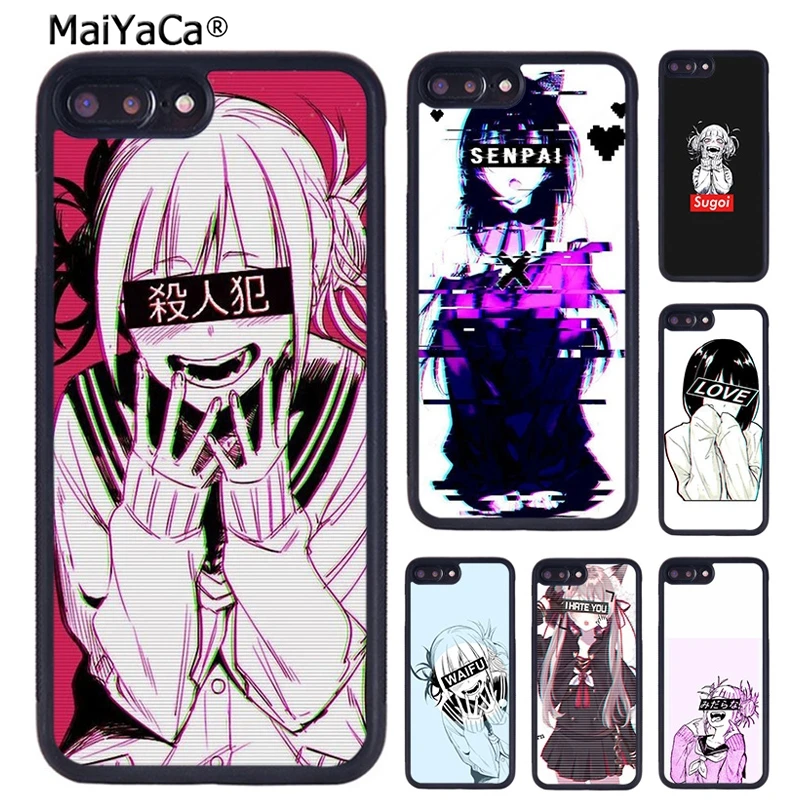 MaiYaCa грустный японский телефонный чехол для iPhone X XR XS 11 12 13 Pro MAX 5 6 S 7 8 Plus Samsung Galaxy S6 S7