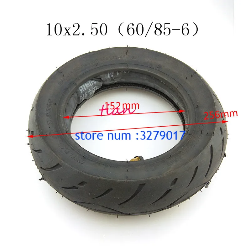 Носимые 10x2,50(60/85-6) 10x2,50 колеса электрический скутер балансировочный Ховерборд саморегулирующийся баланс шины 10 дюймов внутренняя камера колеса