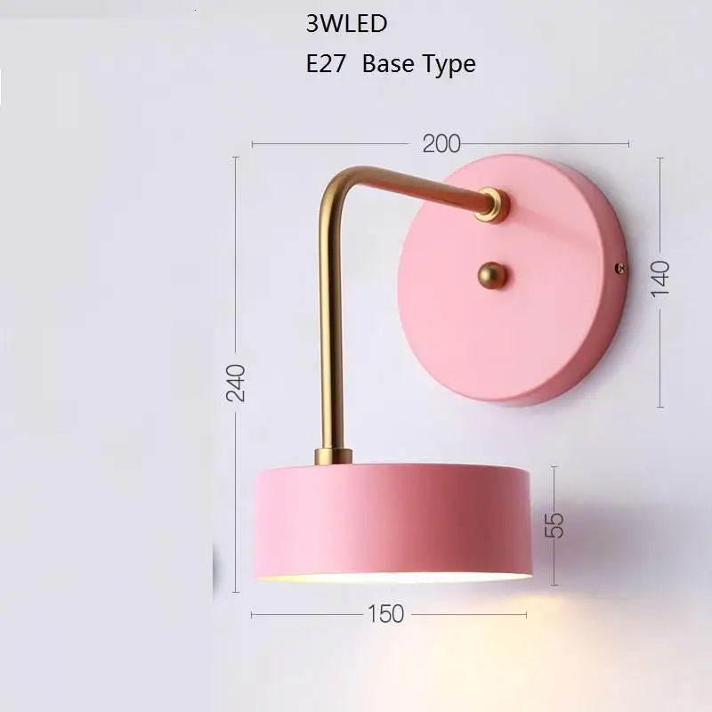 Cama Lampe туалетный столик Badkamer Verlichting Lampara Wandlampe для дома Wandlamp аппликация Murale светильник Настенный светильник для спальни светильник