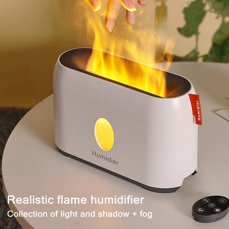 Creative Flame Remote Control Aromatherapy Essential Oil Diffuser Usb