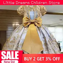 Платье для девочек; Новогоднее праздничное платье принцессы; Элегантное свадебное платье; Детские платья для девочек; платье для дня рождения; Vestido; одежда;