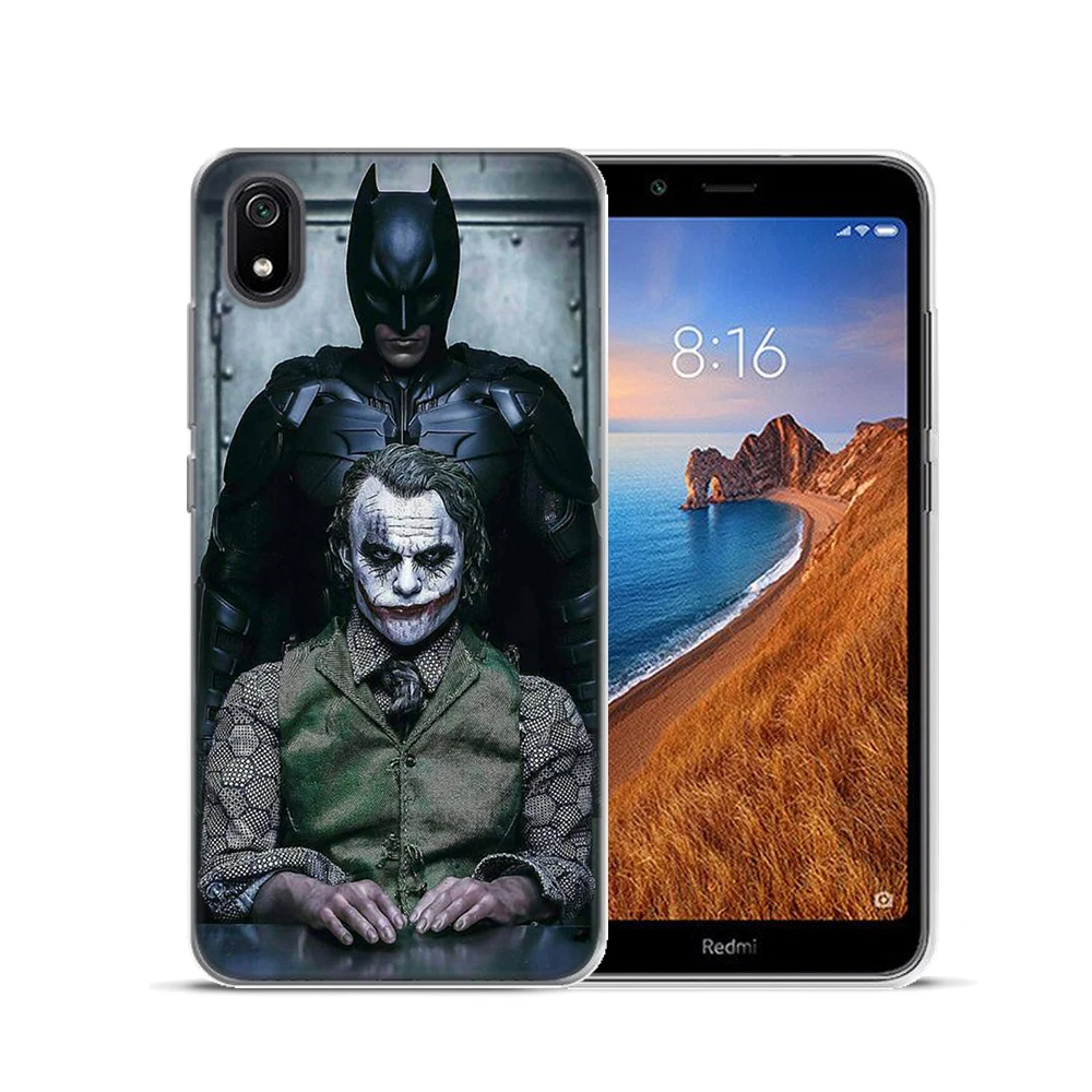 Мягкий ТПУ чехол с Бэтменом, темным рыцаря джокером картой для Coque Xiaomi mi A1 A2 mi 8 Pro Red mi K20 Pro 4X5 Plus Note 8 7 4X5 6 Pro