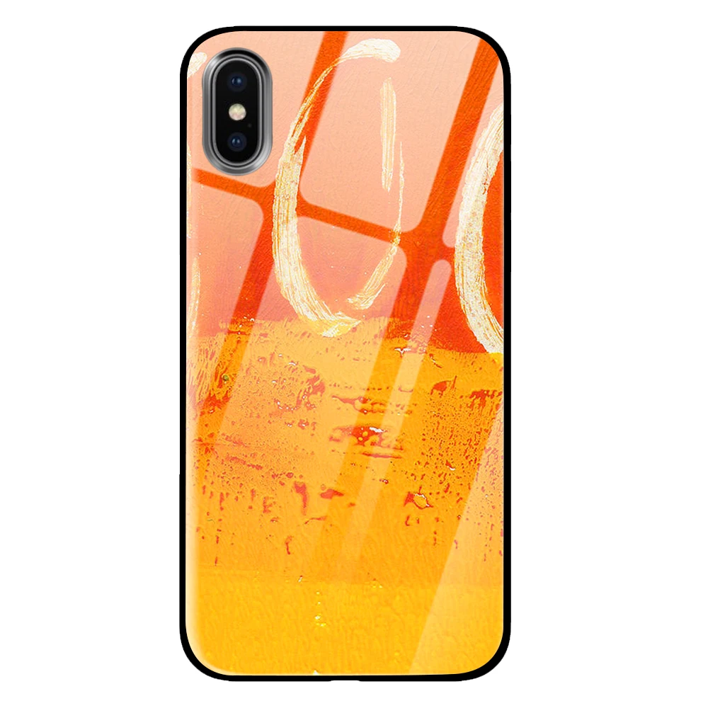Девушка мощность для iPhone 5 5S 6 6s 7 8 Plus X XS XR 11 Pro макс. закаленное стекло чехлы - Цвет: 9