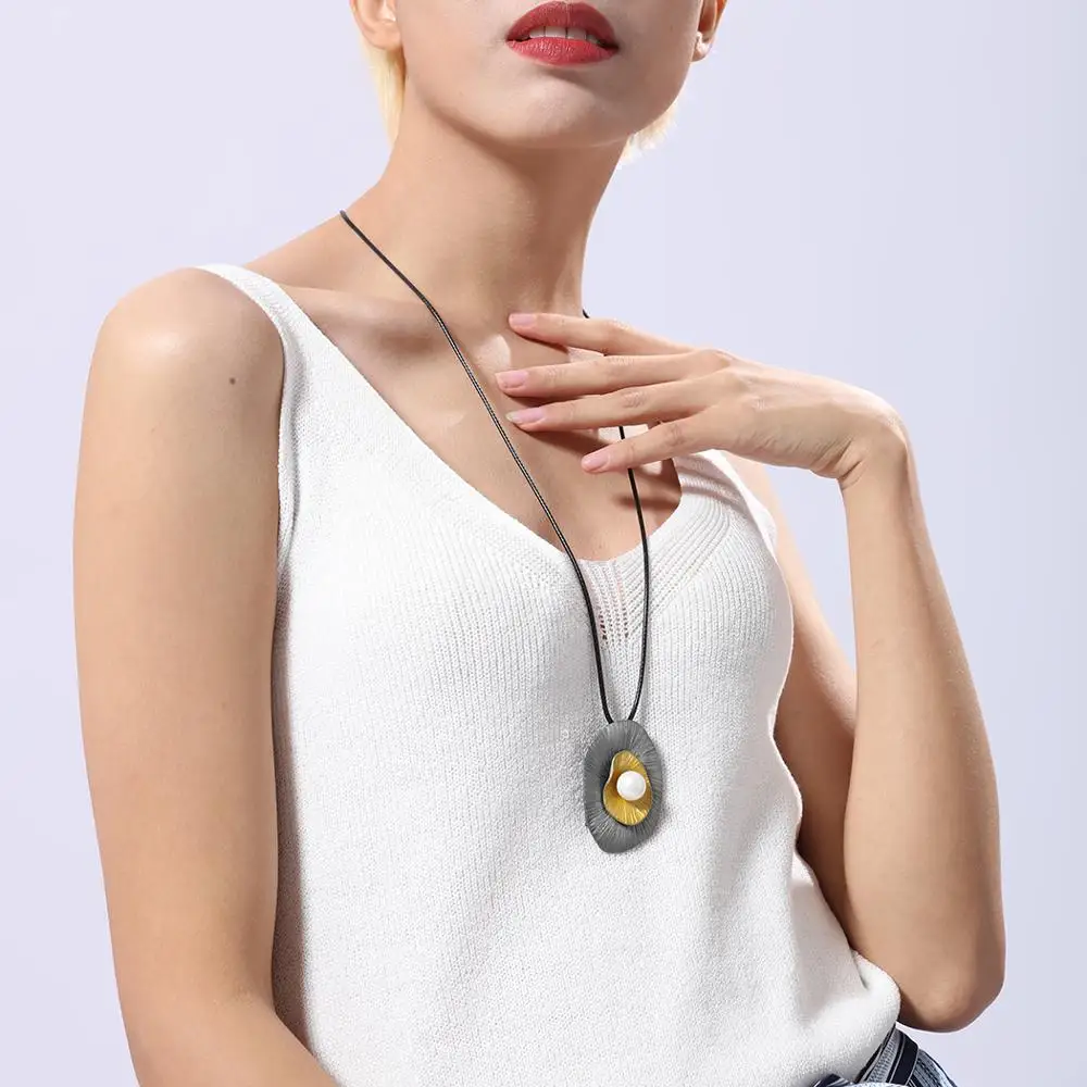 Модные Ювелирные изделия Подарки для женщин аксессуары Neckless бижутерия-чокер Подвеска для лучших друзей лезвие Израиль Длинная цепочка ожерелье