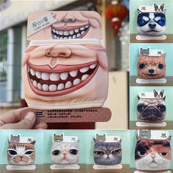 

Special Cycling Mask Cotton Masque Design Mouth Face Masks Windproof Warm Funny Masks Unisex Large Mouth Mask Animals Cat Tiger