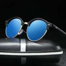 ZHIYI, унисекс, Ретро стиль, круглые солнцезащитные очки для мужчин и женщин, брендовые, поляризационные, модные очки, HD Oculos de sol, очки для вождения автомобиля, UV400