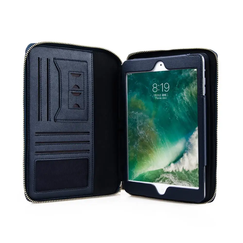 

For iPad Mini 4 Leather Case Multi-function iphone Tablet Bag Drop-proof Protection Bag iPad Air 2