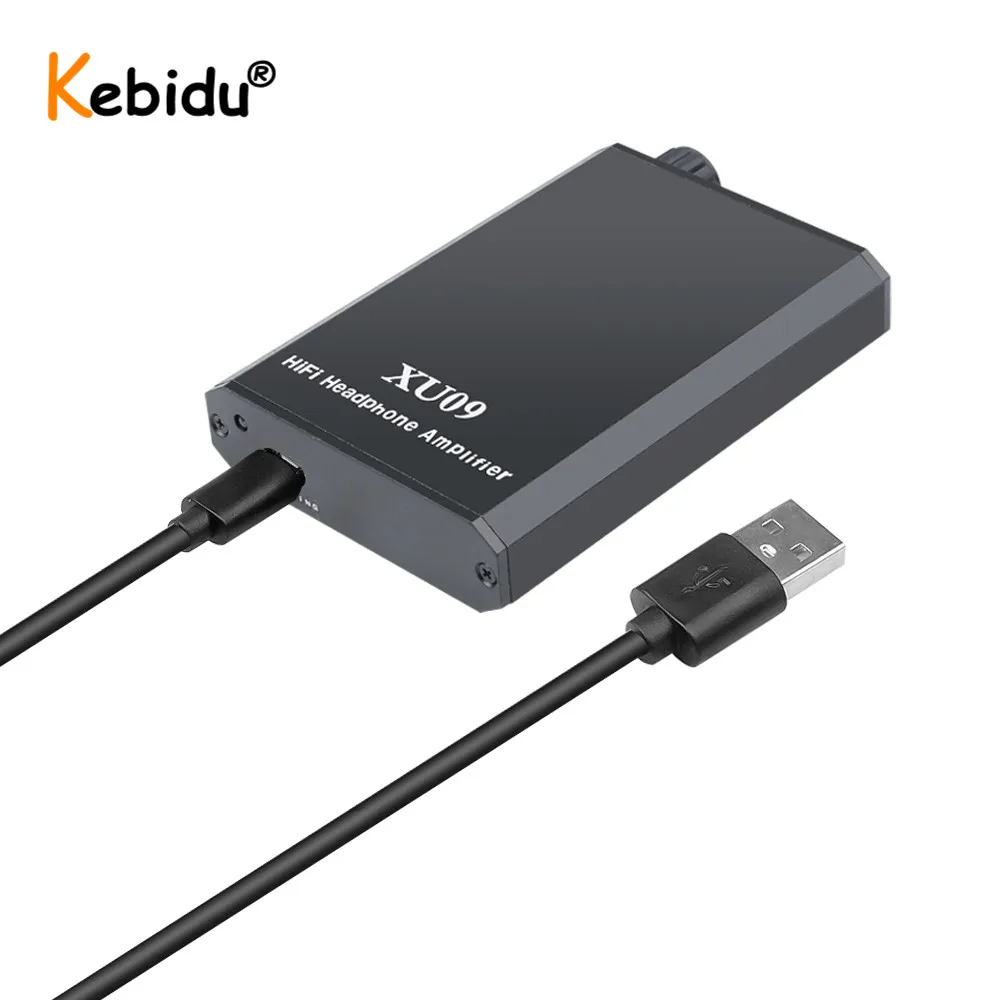 Kebidu Mini HIFI Headphone Amplifier Portable Earphone Audio Aux In Port for iPhone Android Music Player Headphone Amplifier