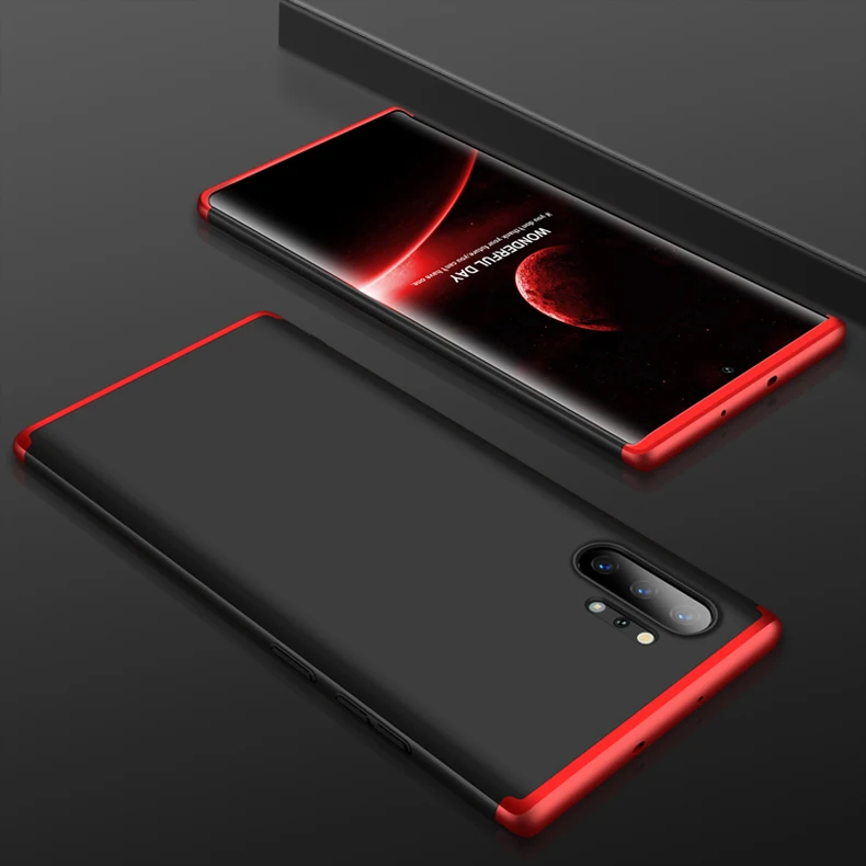 

For Samsung Galaxy Note 10 Case Hard 3 in 1 Matte Armor Hybrid Protective back cover case for samsung note 10 plus 10pro shell