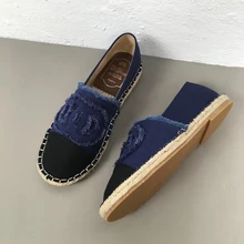 Женская обувь; эспадрильи; нескользящая обувь; женская обувь на плоской подошве; женская парусиновая обувь; Лоферы для девочек; Дышащие Модные Повседневные водонепроницаемые Мокасины