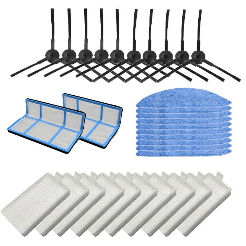 

Side Brush Primary Dust Filter Hepa Filter Mop Pad for Chuwi Ilife V5 V5S V3 V3S V5 Pro V50 V55 X5 Robot Vacuum Cleaner Parts