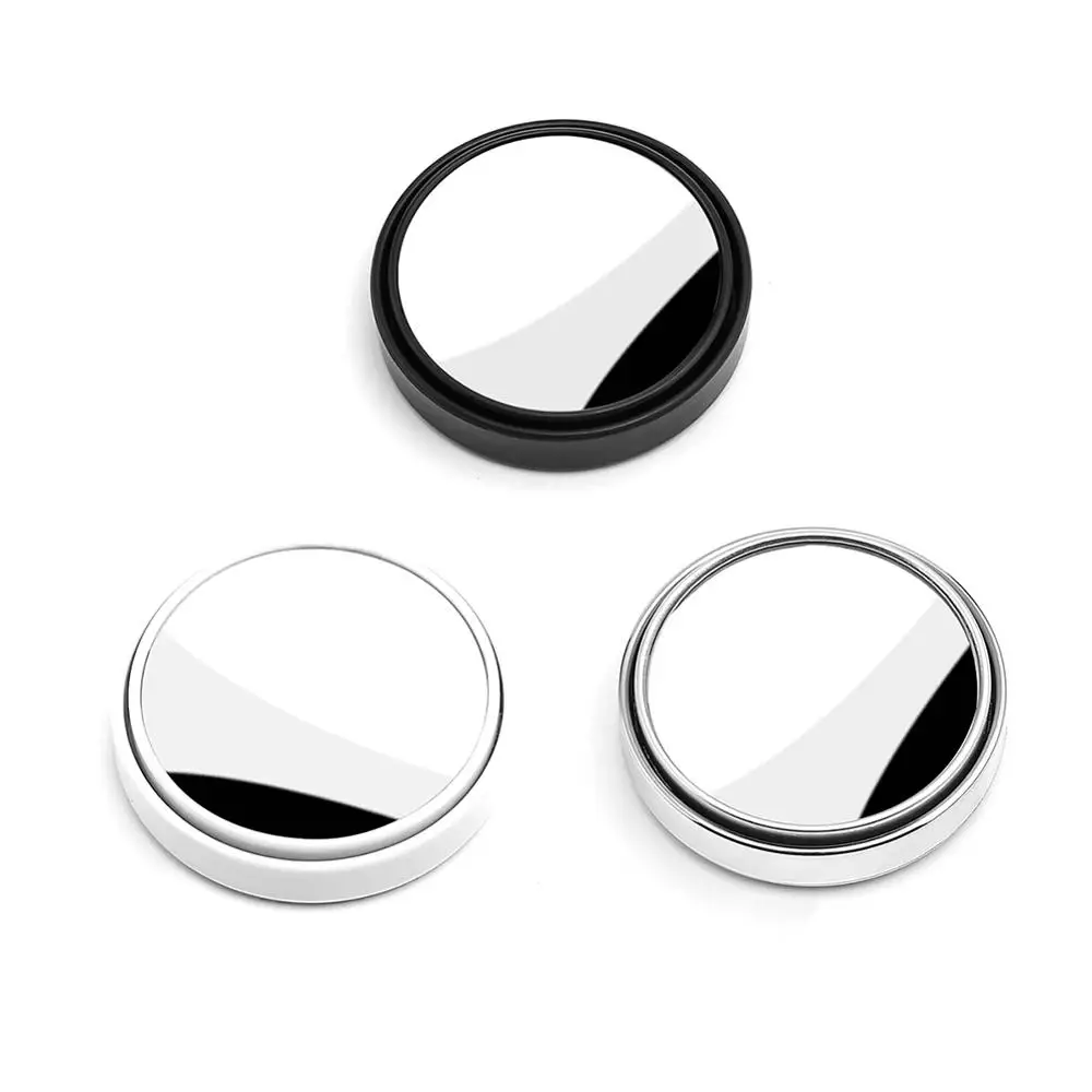 1 Pair 360 Degree Wide Angle Adjustable Car Rear View Mirror Small Round Mirror Large Vision Reverse Assist Blind Spot Mirror Mirror Covers Aliexpress