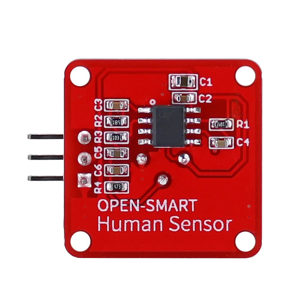 OPEN-SMART Human Body Sensor Pyroelectric Infrared PIR Motion Sensor ...