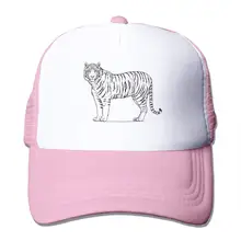 TSDFCDraw, мужская Кепка с тигром, джинсовая, хлопковая, регулируемая, на заказ, забавная, рыбацкий козырек, пепельная сетка, Кепка водителя грузовика