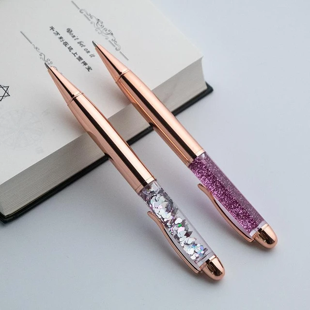 1 Piece Luxury Cute Sparkly Ballpoint Pen Wedding Metal Stationery School  Office Supply High Quality Pens - AliExpress