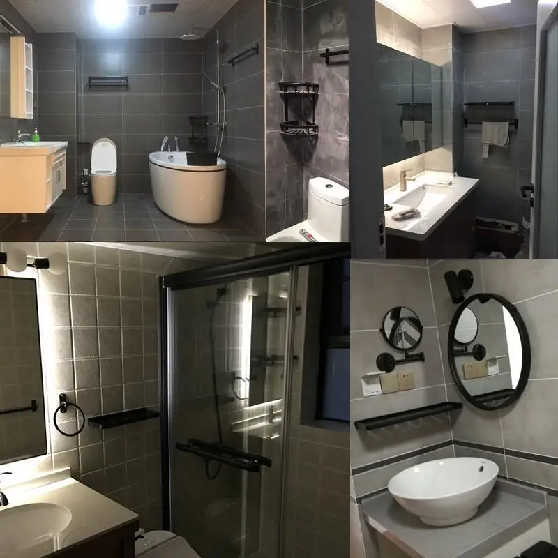 Ducha Badezimmer Фен держатель Badkamer аксессуары Meuble полки для душа Salle De Bain аксессуары для ванной комнаты Органайзер