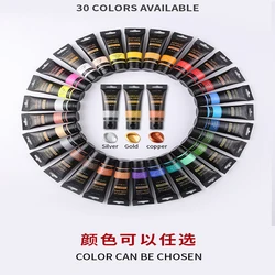 75ml Acrylic Paint 30 Colors Waterproof Watercolor Color Advanced And Bright, Suitable For Canvas, Paper, Fabric Crafts, Etc.