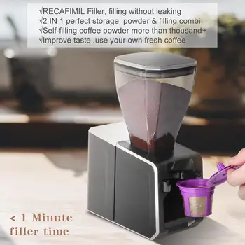 

Powder Storage Can Semi-automatic Coffee Filling Machine Filler for Keurig K Cup