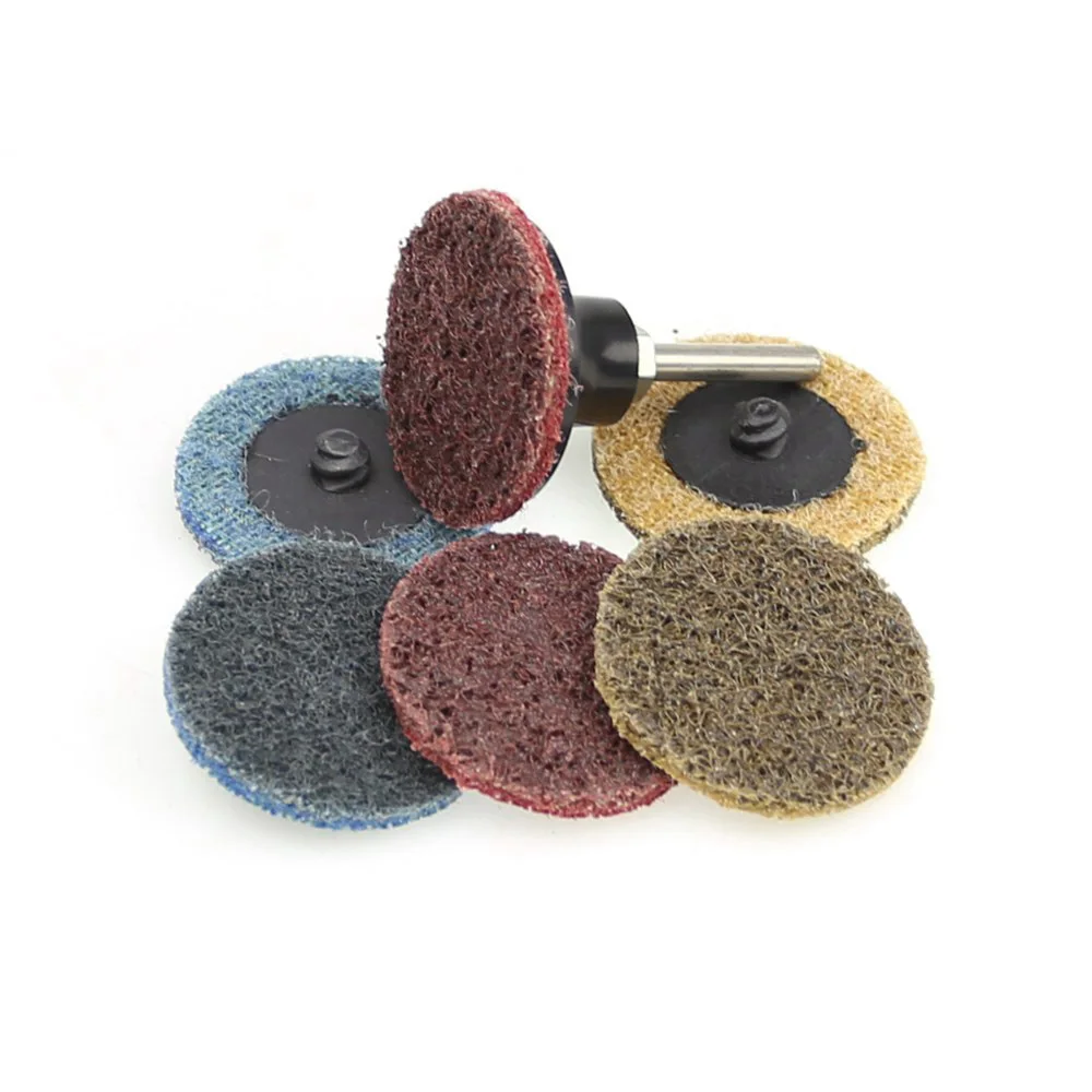 30 комплектов/партия 2 &quot/3&quot Scotch Brite Roloc наждачные круги грубого до изысканное