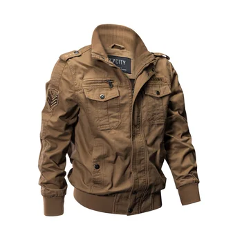 

Streetwear Bomber Jacket Men Clothes 2020 Spring Autumn Cotton Coat Army Military Men's Pilot Tactical Jackets Plus Size M-6XL