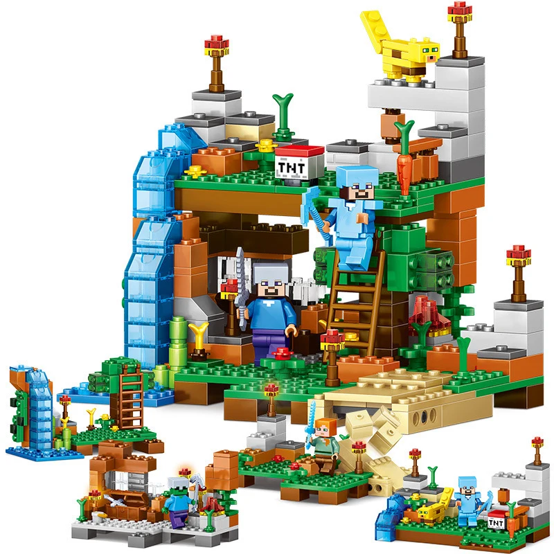 

4 Types Children Educational Blocks Set Accessories Kids Brain Training Building Block Brick Toys DIY Spell Inserting Blocks Toy