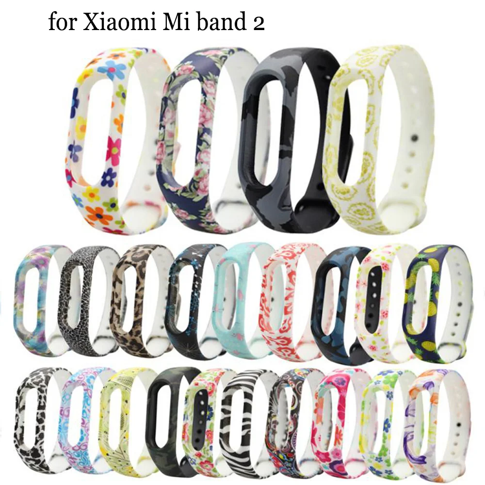 Силиконовый ремешок для Xiaomi mi band 2 Мягкий регулируемый спортивный браслет |
