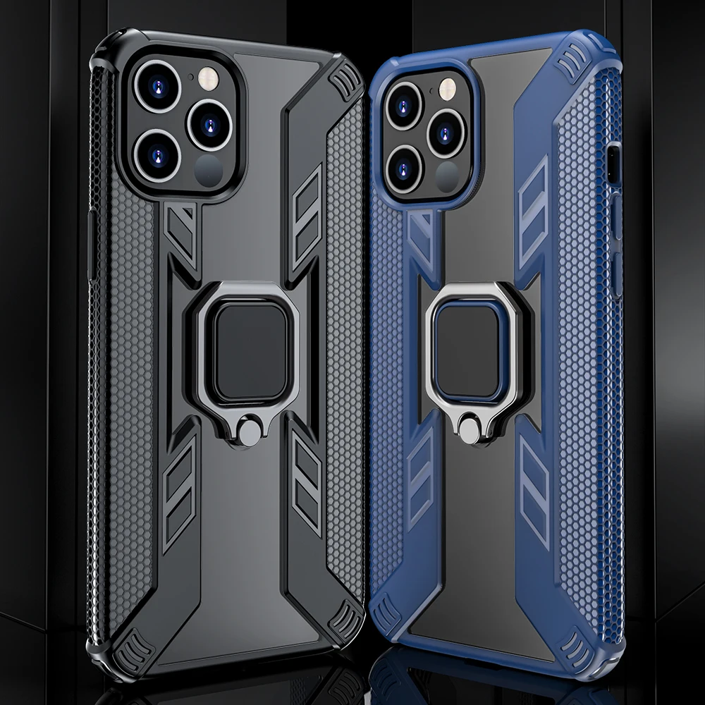 KEYSION Clear Shockproof Case for iPhone 12 Pro Max Transparent Silicone Ring Phone back Cover for iPhone 12 mini 2020 New i12