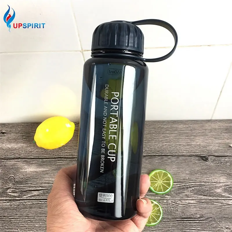 Upspirit, 650 мл, Студенческая Спортивная бутылка для воды, пластиковая, высокая емкость, чайник для питья, портативный, для улицы, для путешествий, шейкер для протеина, посуда для напитков