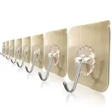 

Transparent Wall Hook 10pcs Strong Self Adhesive Door Wall Hangers Hooks Suction Heavy Load Rack Cup Sucker for Kitchen Bathroom