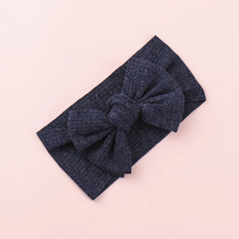 born baby accessories	 Baby Headband Elastic Ribbed Bow Hair Accessories For Girls Kids Knit Turban Infant Headwrap Super Soft Hairband Toddler Bandage Baby Accessories best of sale Baby Accessories