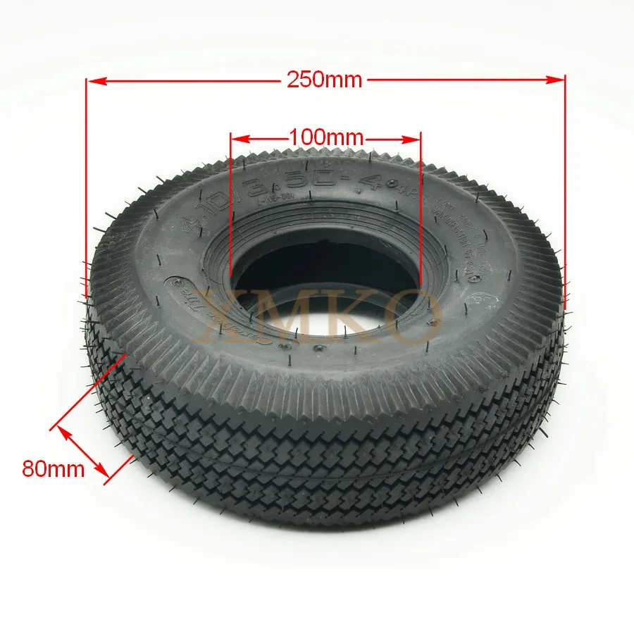 4.10 3.50-4 Inner Tube Tire 4.10-4 3.50-4  For Mower Electric Tricycle Trolley Scooter Adult Step Car Fit 3.00-4 And 260x85 (2)