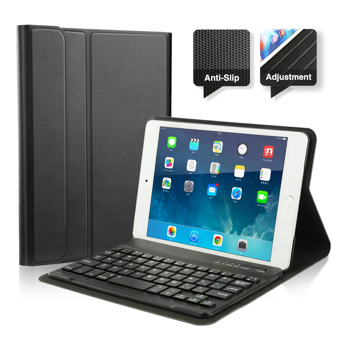 BHG301901 Чехол для iPad mini 4 mini 5 с клавиатурой и держателем Apple Penpil Smart Cover для A1538 A1550 A2133 A2124 A2126 A2125 - Цвет: BHG301901