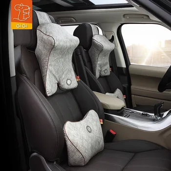 

Car neck pillow cushion cushion shoulder waist cushion memory cotton set